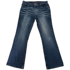 Aeropostale Womens Bootcut Jeans Medium Wash Denim Style 9017 Size 13/14 Y2K‎